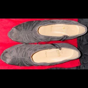 Christian Louboutin Peep Toe Booties